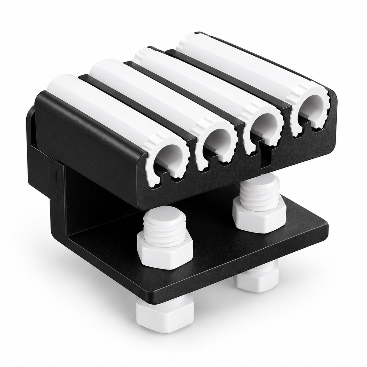Secure Desk Cable Clamp in black