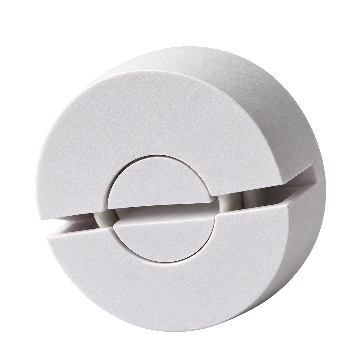White round Cable Holder on a transparent background