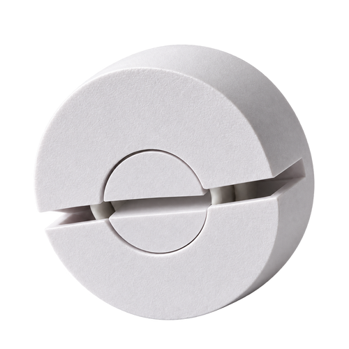 White round Cable Holder on a transparent background